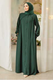 Modest Emerald Green Plus Size Abaya 45275ZY - 2