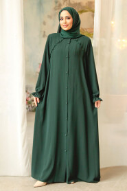 Modest Emerald Green Plus Size Abaya 45275ZY - 3