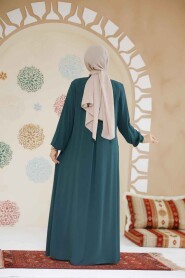 Modest Emerald Green Plus Size Abaya 45282ZY - 3