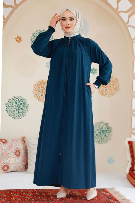 Modest Emerald Green Plus Size Abaya 45293ZY - NEVA STYLE