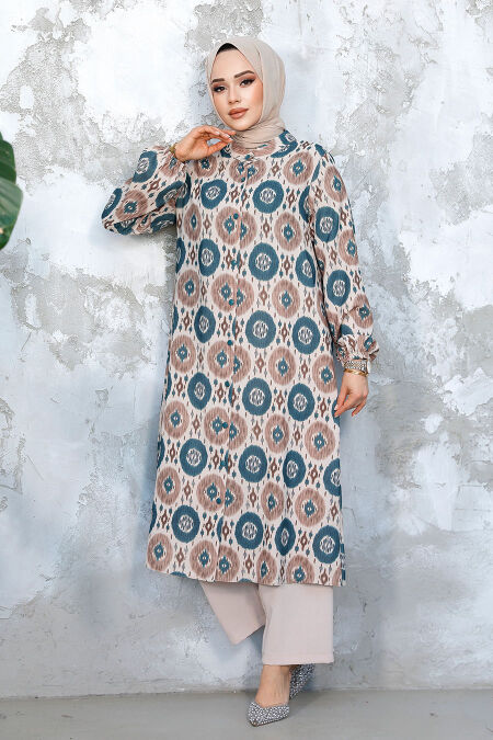 Modest Emerald Green Plus Size Dual Suit 10692ZY - NEVA STYLE