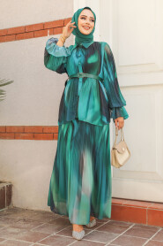 Modest Emerald Green Skirt Dual Suit 45291ZY - 2