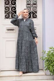 Modest Emerald Green Summer Dress 24063ZY - 1