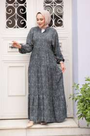 Modest Emerald Green Summer Dress 24063ZY - 2