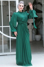 Modest Emerald Green Wedding Dress 52285ZY 