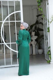 Modest Emerald Green Wedding Dress 52285ZY - 5