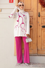 Modest Fushia Dual Suit 40225F - 2