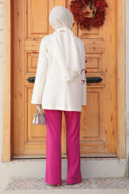 Modest Fushia Dual Suit 40225F - 3