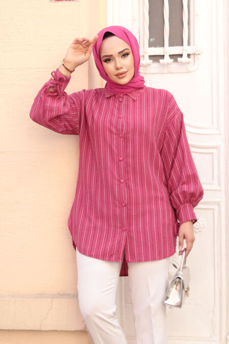  Modest Fushia Top 101016F - NEVA STYLE