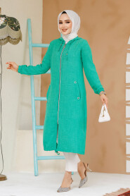 Modest Green Coat 70792Y 