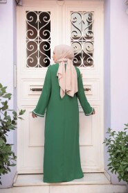 Modest Green Dress Dual Suit 76852Y - 4