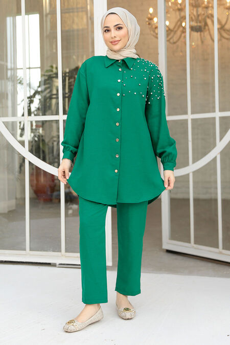 Modest Green Dual Suit 12461Y - NEVA STYLE