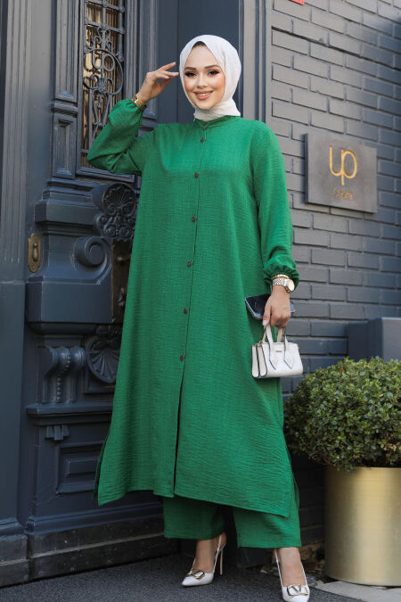 Modest Green Dual Suit 19017Y - NEVA STYLE