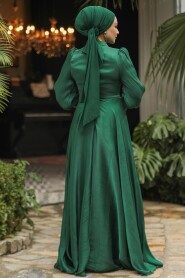 Modest Green Evening Dress 48051Y - 3