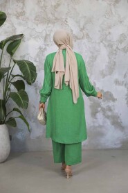 Modest Green Plus Size Dual Suit 51991Y - 4