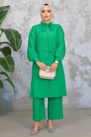 Modest Green Plus Size Dual Suit 51991Y - 3