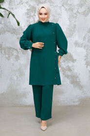 Modest Green Plus Size Dual Suit 65882Y - 2