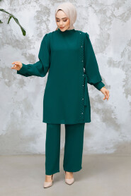 Modest Green Plus Size Dual Suit 65882Y 