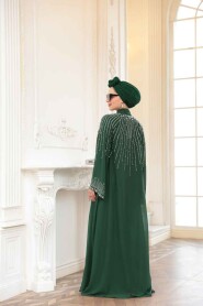 Modest Green Plus Size Engagement Dress 25912Y - 6