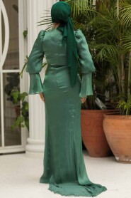 Modest Green Prom Dress 48531Y - 3