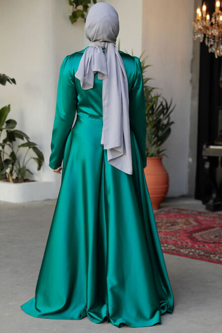 slim fit dress slacks Short Light Green Satin Ruffle Dress  Lisposa