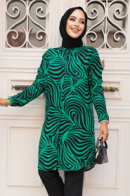 Modest Green Top 11706Y - 1