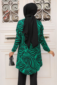 Modest Green Top 11706Y - 2