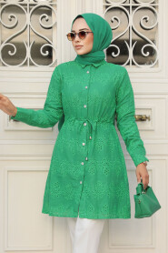Modest Green Top 14151Y - 2
