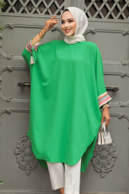 Modest Green Tunic 210061Y - 2