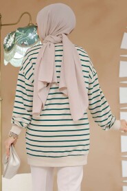 Modest Green Tunic 30175Y - 3