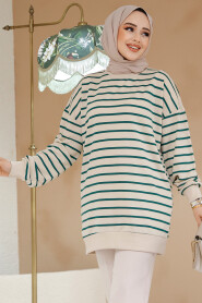 Modest Green Tunic 30175Y - 2