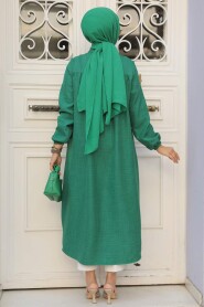 Modest Green Tunic 5642Y - 3