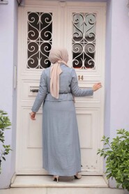 Modest Grey Dual Suit Dress 44651GR - 4