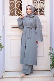 Modest Grey Three Suit 7677GR - 2