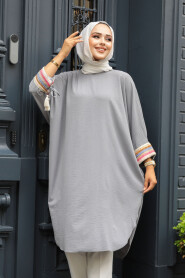 Modest Grey Tunic 210061GR - 1