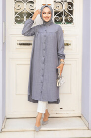 Modest Grey Tunic 5642GR - 1