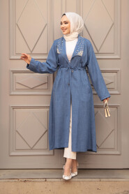 Modest İndigo Blue Coat 6714IM - 2