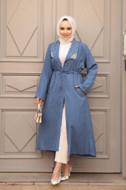 Modest İndigo Blue Coat 6714IM - 1