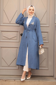 Modest İndigo Blue Coat 6714IM - 3