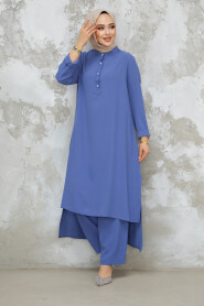 Modest İndigo Blue Dual Suit 10102IM 