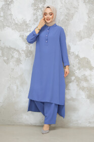 Modest İndigo Blue Dual Suit 10102IM - 2