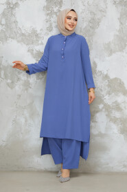 Modest İndigo Blue Dual Suit 10102IM - 3
