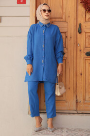 Modest İndigo Blue Dual Suit 16701IM - 1