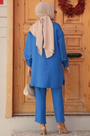 Modest İndigo Blue Dual Suit 16701IM - 3