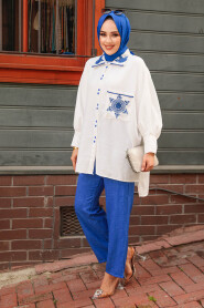 Modest İndigo Blue Dual Suit 54121IM - 2