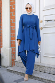 Modest İndigo Blue Dual Suit 65875IM - 2