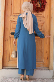 Modest İndigo Blue Dual Suit 65877IM - 3