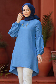 Modest İndigo Blue Top 4138IM - 1
