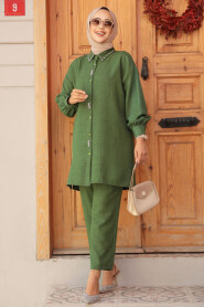 Modest Khaki Dual Suit 16701HK - 2