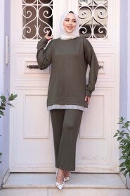 Modest Khaki Dual Suit 17412HK - 1